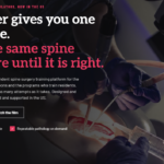 Realists USA website hero: RealSpine cadaver independent spine surgery training simulators, now sold and supported in the US